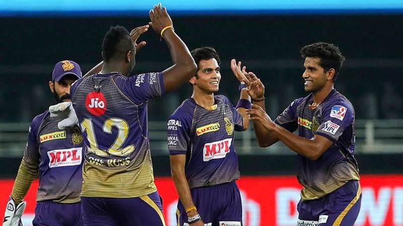 For KKR, this was their second successive victory and they jumped to second spot behind Delhi Capitals. (Photo | PTI) For KKR, this was their second successive victory and they jumped to second spot behind Delhi Capitals. (Photo | PTI)