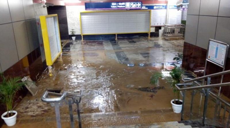 The Bhikaji Cama station, which falls on Pink Line of Delhi Metro, is part of the Durgabai Deshmukh South Campus-Lajpat Nagar section, which is likely to be inaugurated early August. (Photo: Twitter Screengrab | @HarshAw24795418) The Bhikaji Cama station, which falls on Pink Line of Delhi Metro, is part of the Durgabai Deshmukh South Campus-Lajpat Nagar section, which is likely to be inaugurated early August. (Photo: Twitter Screengrab | @HarshAw24795418)
