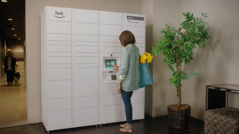 ll the buyer has to do is input the delivery code into the computer and open the locker to take delivery of the product. (Image: Amazon) ll the buyer has to do is input the delivery code into the computer and open the locker to take delivery of the product. (Image: Amazon)