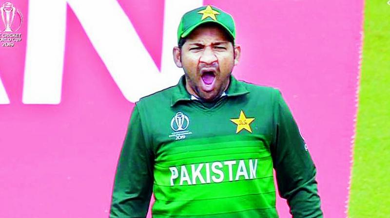 Pakistan captain Sarfaraz Ahmed has landed himself in another controversy following upload of pictures and video of ‘Qurbani’ ahead of the occasion of Bakr Eid. (Photo: File) Pakistan captain Sarfaraz Ahmed has landed himself in another controversy following upload of pictures and video of ‘Qurbani’ ahead of the occasion of Bakr Eid. (Photo: File)