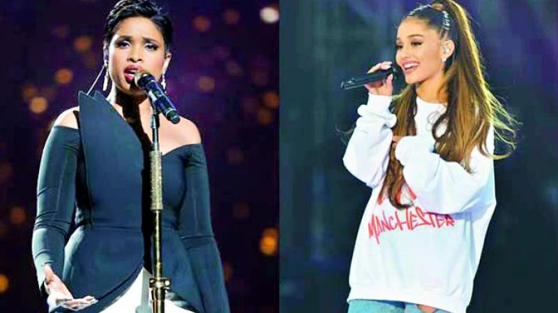Jennifer Hudson and Ariana Grande Jennifer Hudson and Ariana Grande