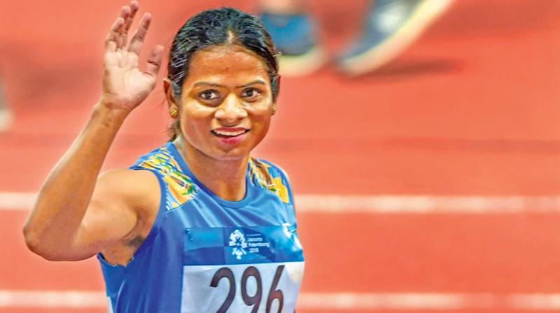 Dutee Chand, the 100m national record holder (11.24 seconds). (Photo: File) Dutee Chand, the 100m national record holder (11.24 seconds). (Photo: File)