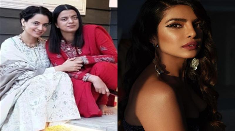 Kangana Ranaut's sister Rangoli Chandel slams Priyanka Chopra. (Photo: Instagram) Kangana Ranaut's sister Rangoli Chandel slams Priyanka Chopra. (Photo: Instagram)