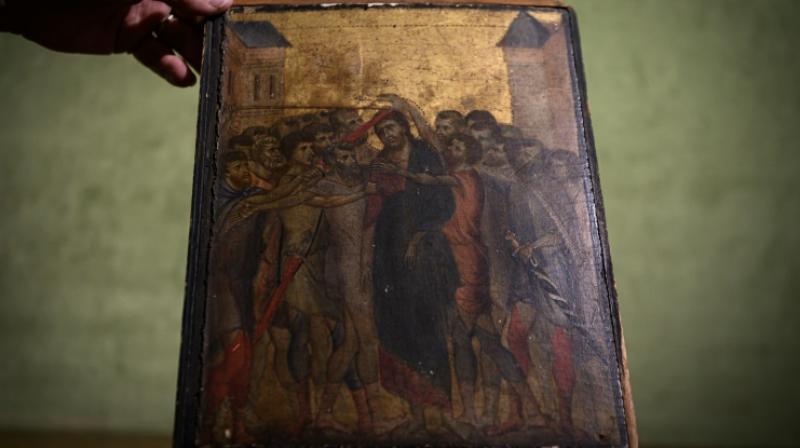 The highest figure ever reached for a painting was the USD 450 million paid for the Salvator Mundi attributed to Leonardo da Vinci and sold at auction in 2017. (Photo: AFP) The highest figure ever reached for a painting was the USD 450 million paid for the Salvator Mundi attributed to Leonardo da Vinci and sold at auction in 2017. (Photo: AFP)