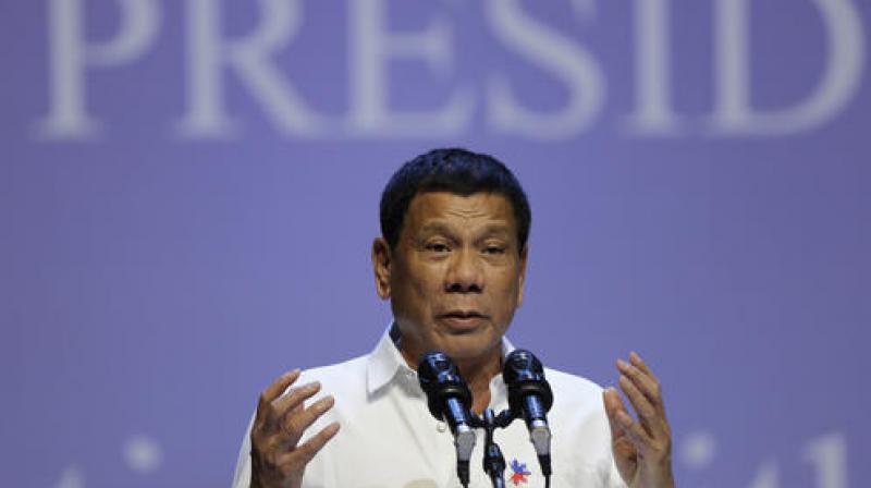 Philippine President Rodrigo Duterte. (Photo: File) Philippine President Rodrigo Duterte. (Photo: File)