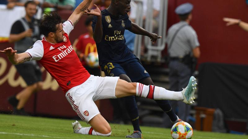 Mendy, 24, signed for the La Liga giants in July and heaps further pressure on Zidane's squad after midfielder Marco Asensio ruptured his anterior cruciate ligament and winger Brahim Diaz suffered a thigh problem. (Photo:AFP) Mendy, 24, signed for the La Liga giants in July and heaps further pressure on Zidane's squad after midfielder Marco Asensio ruptured his anterior cruciate ligament and winger Brahim Diaz suffered a thigh problem. (Photo:AFP)