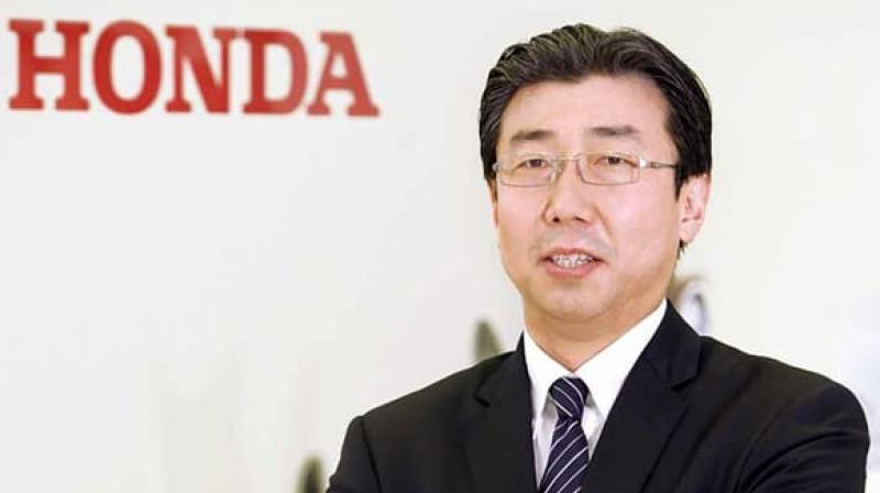 HMSI head Minoru Kato. HMSI head Minoru Kato.