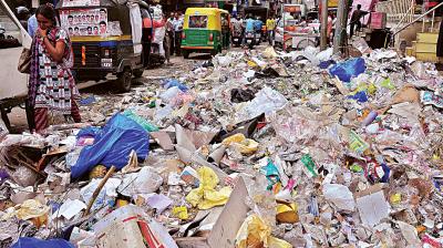 Lack of attention from the civic authorities to keep the area clean is cited as a main reason for the filthy environs. Representational image/DC