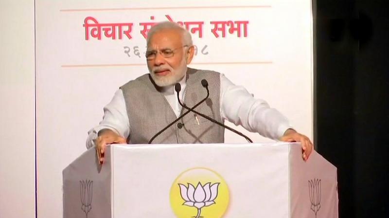 The China-backed Asian Infrastructure Investment Bank (AIIB) should increase lending tenfold within two years to help the region meet its investment needs faster, Prime Minister Narendra Modi said at the third annual meeting of the multilateral lender in Mumbai. (Photo: ANI) The China-backed Asian Infrastructure Investment Bank (AIIB) should increase lending tenfold within two years to help the region meet its investment needs faster, Prime Minister Narendra Modi said at the third annual meeting of the multilateral lender in Mumbai. (Photo: ANI)