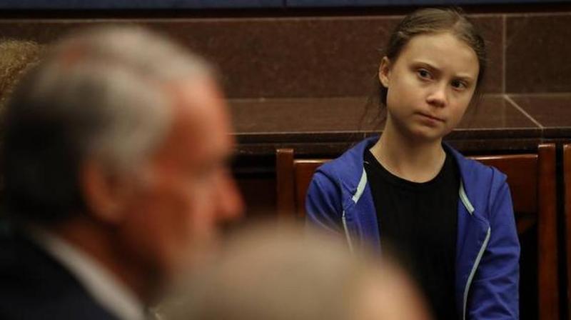 'Please save your praise. We don’t want it,' Thunberg told the Senate Climate Change Task Force. (Photo: AFP) 'Please save your praise. We don’t want it,' Thunberg told the Senate Climate Change Task Force. (Photo: AFP)