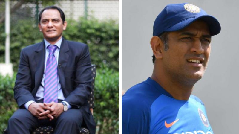 Mohd Azharuddin and MS Dhoni (Photo: AFP) Mohd Azharuddin and MS Dhoni (Photo: AFP)