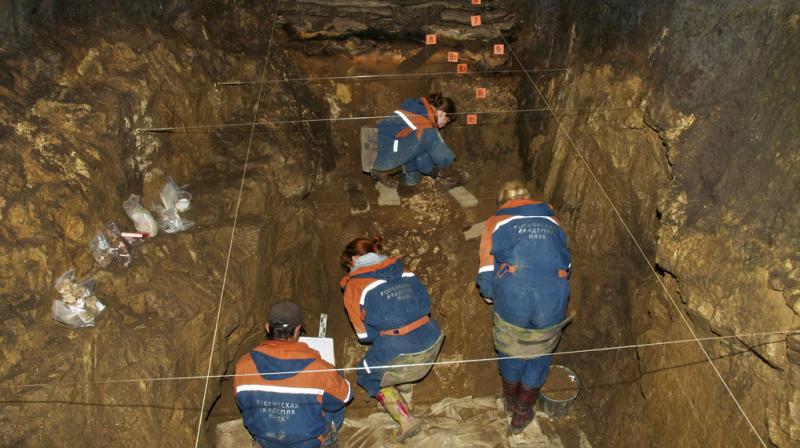 The cave near Mongolia where the bone was found contains some remains attributed to Neanderthals as well as Denisovans. (Photo: AP) The cave near Mongolia where the bone was found contains some remains attributed to Neanderthals as well as Denisovans. (Photo: AP)