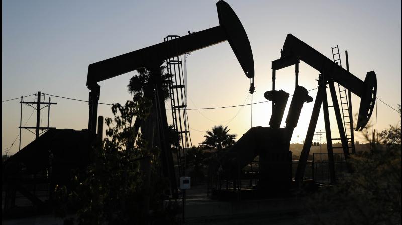 Oil pumpjacks stand in the Inglewood Oil Field amidst the coronavirus pandemic on April 21, 2020 in Culver City, California. AP Photo Oil pumpjacks stand in the Inglewood Oil Field amidst the coronavirus pandemic on April 21, 2020 in Culver City, California. AP Photo