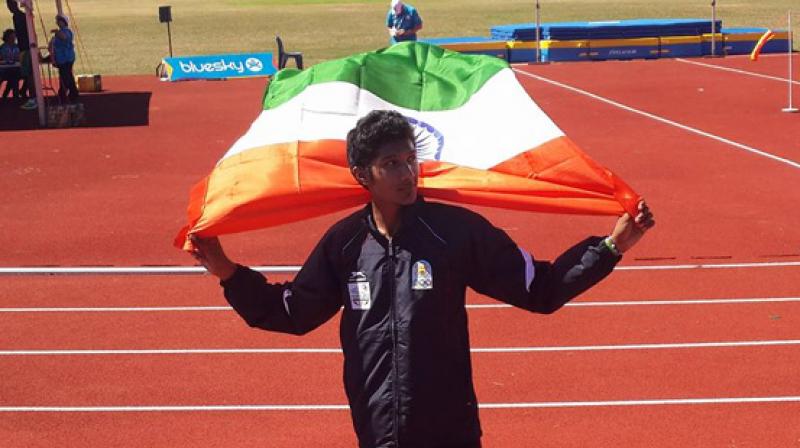 The 17-year-old Tejaswin Shankar achieved the rare feat of a junior athlete breaking the national senior record. (Photo: Facebook) The 17-year-old Tejaswin Shankar achieved the rare feat of a junior athlete breaking the national senior record. (Photo: Facebook)