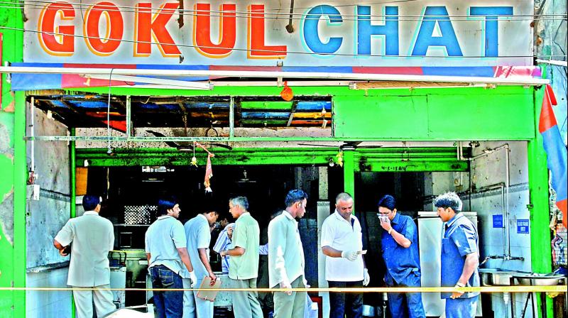 File photo of Gokul Chat bhandar that witnessed an explosion in August 2007. (Image: DC) File photo of Gokul Chat bhandar that witnessed an explosion in August 2007. (Image: DC)