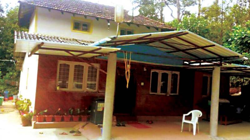 The homestay in Chikkamagaluru which was raided by DCIB sleuths The homestay in Chikkamagaluru which was raided by DCIB sleuths