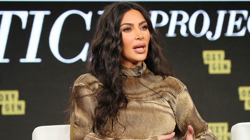 Kim Kardashian West speaks onstage of \The Justice Project\ during the 2020 Winter TCA Tour Day 12 at The Langham Huntington, Pasadena on January 18, 2020 in Pasadena, California. (Photo | Getty Images/AFP)