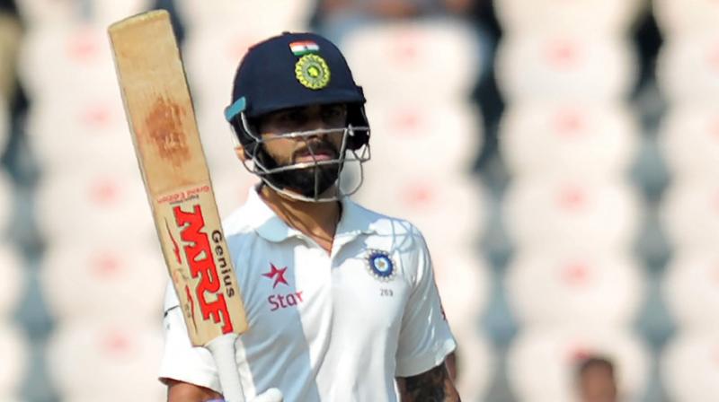 Virat Kohli did not pay much heed to the pitch, but harped more on the external conditions. (Photo: AFP) Virat Kohli did not pay much heed to the pitch, but harped more on the external conditions. (Photo: AFP)