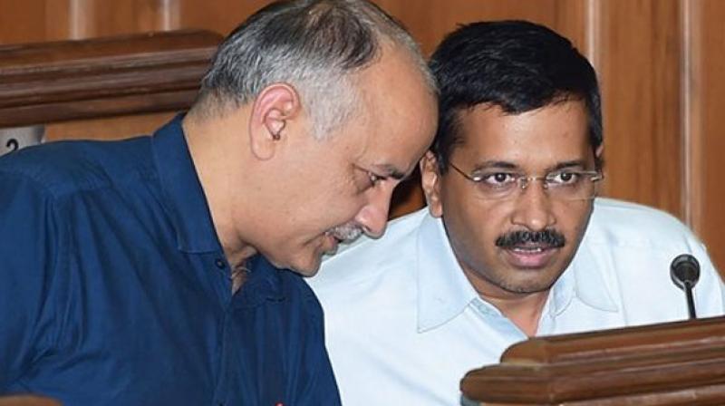 The Delhi police on Monday filed a chargesheet against Kejriwal, Sisodia and 11 legislators of the Aam Aadmi Party -- Amanatullah Khan, Prakash Jarwal, Nitin Tyagi, Rituraj Govind, Sanjeev Jha, Ajay Dutt, Rajesh Rishi, Rajesh Gupta, Madan Lal, Parveen Kumar and Dinesh Mohania. (Photo: File | PTI) The Delhi police on Monday filed a chargesheet against Kejriwal, Sisodia and 11 legislators of the Aam Aadmi Party -- Amanatullah Khan, Prakash Jarwal, Nitin Tyagi, Rituraj Govind, Sanjeev Jha, Ajay Dutt, Rajesh Rishi, Rajesh Gupta, Madan Lal, Parveen Kumar and Dinesh Mohania. (Photo: File | PTI)
