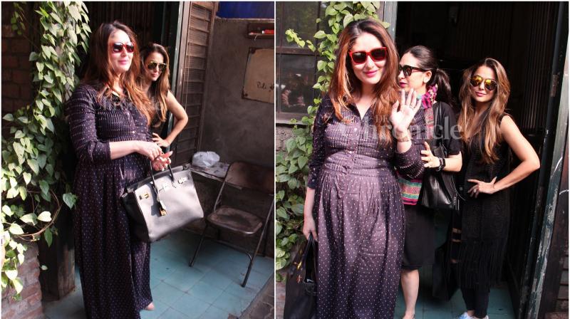 Kareena with Karism and Amrita. (Photo: Viral Bhayani) Kareena with Karism and Amrita. (Photo: Viral Bhayani)