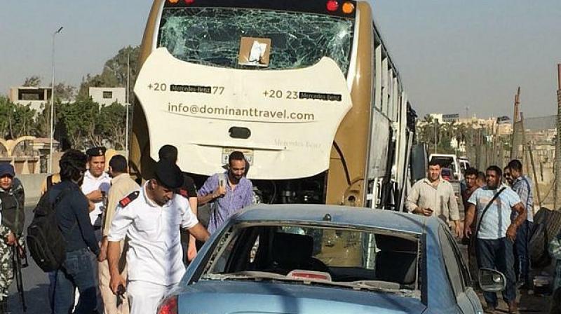 Seventeen people have died and 32 have been injured in an explosion outside Egypt's National Cancer Institute in central Cairo, Egypt's health ministry said early on Monday. (Photo: AP) Seventeen people have died and 32 have been injured in an explosion outside Egypt's National Cancer Institute in central Cairo, Egypt's health ministry said early on Monday. (Photo: AP)