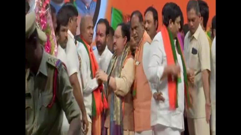 Speaking at the event, Nadda said that the BJP will elect its national president before December 31. (Photo: ANI) Speaking at the event, Nadda said that the BJP will elect its national president before December 31. (Photo: ANI)