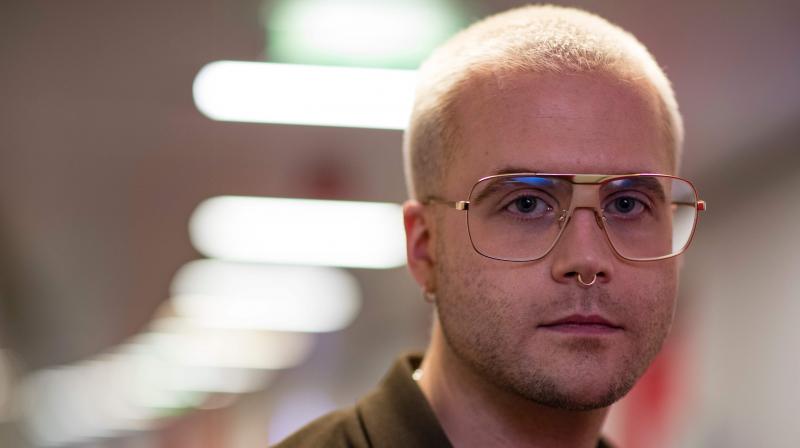 Canadian whistleblower Christopher Wylie poses in Paris, on March 9, 2020. The publication in French of \Mindfuck\, a book by whistleblower Christopher Wylie on the Cambridge Analytica scandal, was released on March 11, 2020. (Photo | AFP)