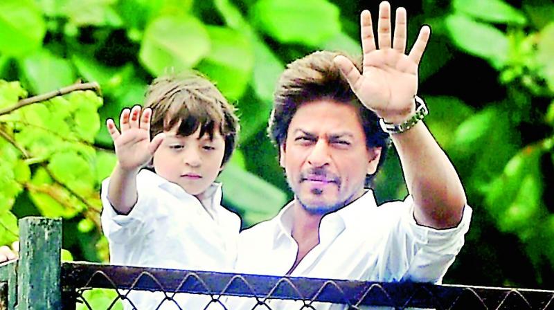 Abram and Shah Rukh Khan Abram and Shah Rukh Khan