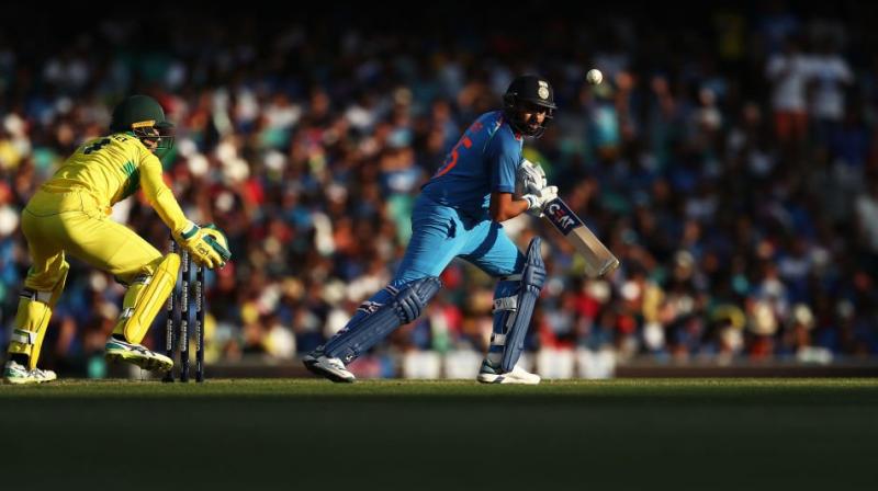 Rohit Sharma scored his 22nd ODI hundred on Saturday. (Photo: Twitter/ BCCI) Rohit Sharma scored his 22nd ODI hundred on Saturday. (Photo: Twitter/ BCCI)