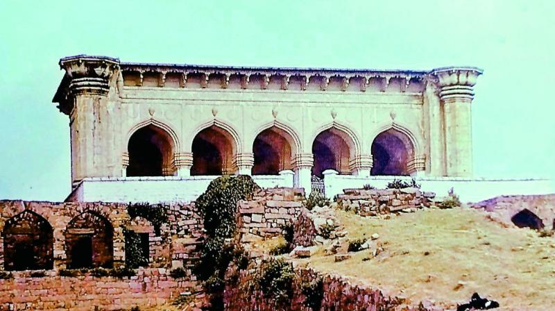 File photo of Qutub Shahi Mosque at Ibrahim Bagh near Golconda Fort in Hyderabad. File photo of Qutub Shahi Mosque at Ibrahim Bagh near Golconda Fort in Hyderabad.