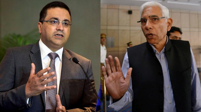Neither the Committee of Administrators (CoA) head Vinod Rai nor the BCCI's Internal Complaints Committee member, advocate Karina Kriplani, confirmed whether BCCI CEO Rahul Johri has filed his reply or sought more time at the end of the allotted seven days. (Photo: PTI) Neither the Committee of Administrators (CoA) head Vinod Rai nor the BCCI's Internal Complaints Committee member, advocate Karina Kriplani, confirmed whether BCCI CEO Rahul Johri has filed his reply or sought more time at the end of the allotted seven days. (Photo: PTI)