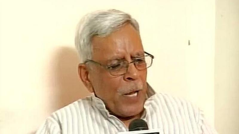 "Feeling tired. The fatigue is more of the mind than the body. Want to write a memoir but unable to do even that..Hence taking a holiday from whatever role I had been playing in the RJD", the 76-year-old Tiwary said in a message he shared on social media. (Photo: File) "Feeling tired. The fatigue is more of the mind than the body. Want to write a memoir but unable to do even that..Hence taking a holiday from whatever role I had been playing in the RJD", the 76-year-old Tiwary said in a message he shared on social media. (Photo: File)