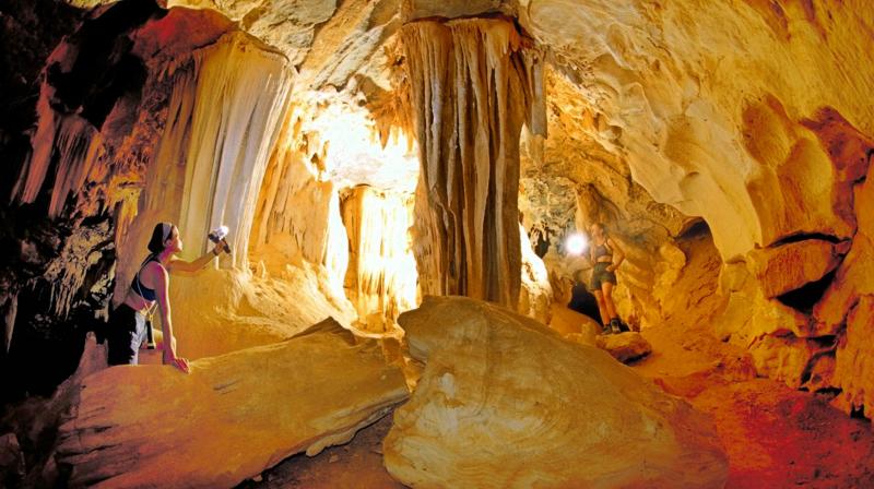 The Al Hoota Caves are said to be 2 million years old. The Al Hoota Caves are said to be 2 million years old.