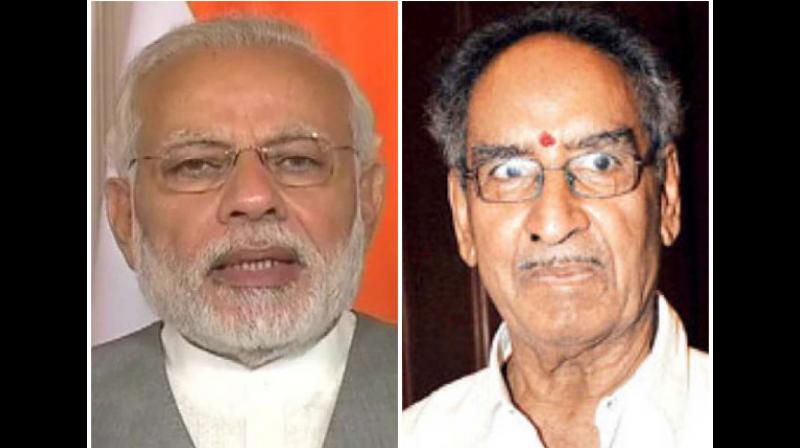 'This is the sign of a man who completely dedicated himself to his chosen field and hence, kept discovering new ways of contributing to it, PM Modi wrote. (Photo: ANI) 'This is the sign of a man who completely dedicated himself to his chosen field and hence, kept discovering new ways of contributing to it, PM Modi wrote. (Photo: ANI)