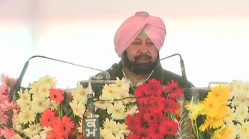CM Amarinder Singh on Sunday declined Pakistan's invite for laying the foundation stone for Kartarpur Sahib corridor in Pakistan. (Photo: ANI/Twitter) CM Amarinder Singh on Sunday declined Pakistan's invite for laying the foundation stone for Kartarpur Sahib corridor in Pakistan. (Photo: ANI/Twitter)
