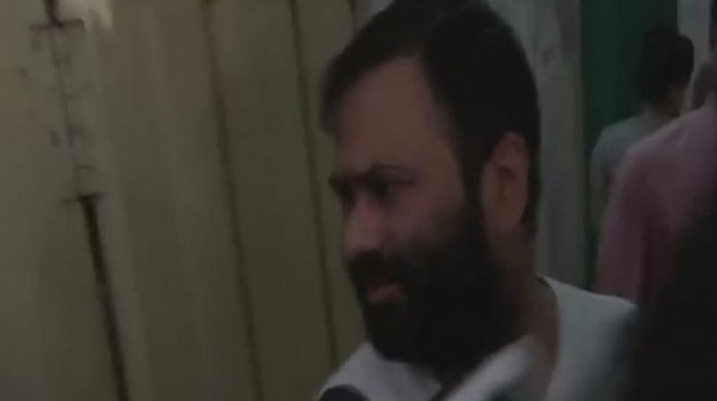 Kafeel Khan, who is an accused in the Baba Raghav Das Medical College and Hospital tragedy case, said on Thursday that he is being wrongly framed by the administration in the case. (Photo: ANI) Kafeel Khan, who is an accused in the Baba Raghav Das Medical College and Hospital tragedy case, said on Thursday that he is being wrongly framed by the administration in the case. (Photo: ANI)