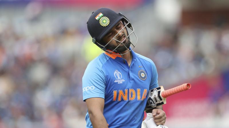 India were 71 for five when Pant got out. (Photo: AP) India were 71 for five when Pant got out. (Photo: AP)
