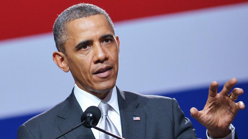 Obama spent the day campaigning for his first secretary of state, jetting from Michigan to New Hampshire to Pennsylvania. (Photo: AFP) Obama spent the day campaigning for his first secretary of state, jetting from Michigan to New Hampshire to Pennsylvania. (Photo: AFP)