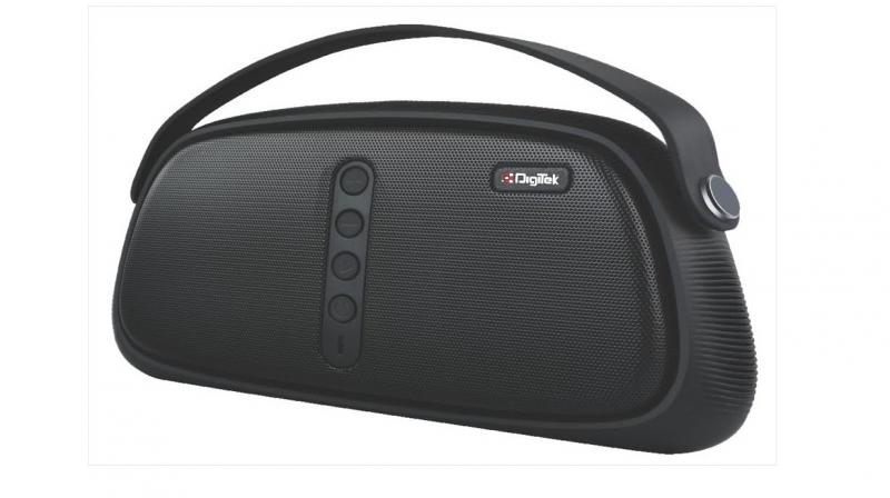 The DBS 005 can connect with your Smartphone, iPad, MP3/MP4 players or a laptop. Equipped with Bluetooth 4.2+EDR with up to 10 meters range and an output of 12 watts, the device supports LINE IN, TF Card, USB and FM Radio. The DBS 005 can connect with your Smartphone, iPad, MP3/MP4 players or a laptop. Equipped with Bluetooth 4.2+EDR with up to 10 meters range and an output of 12 watts, the device supports LINE IN, TF Card, USB and FM Radio.