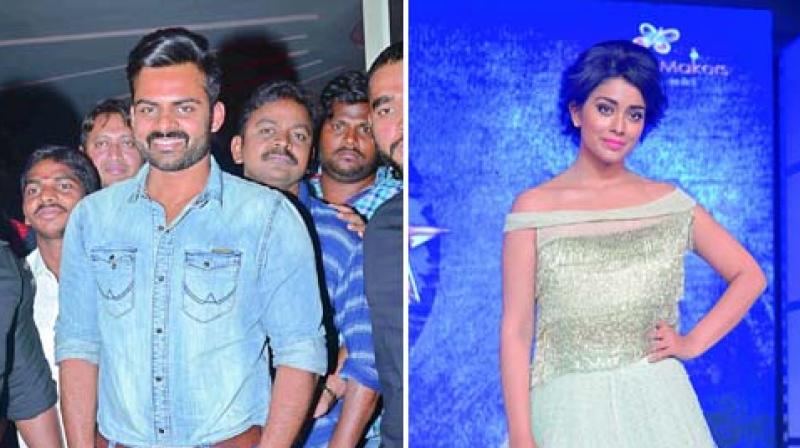 Sai Dharam Tej and Shriya Saran Sai Dharam Tej and Shriya Saran