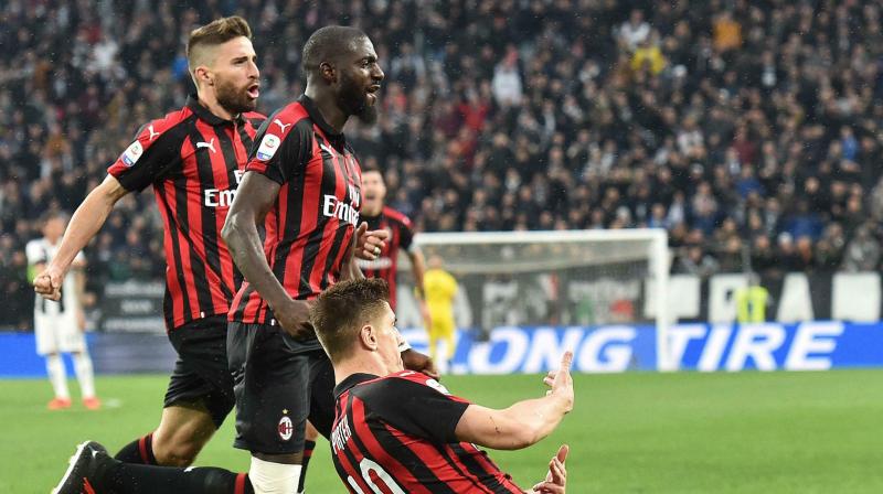 Milan are fourth on 55 points, two behind third-placed Inter Milan, who play at Frosinone on Sunday. (Photo: AP) Milan are fourth on 55 points, two behind third-placed Inter Milan, who play at Frosinone on Sunday. (Photo: AP)
