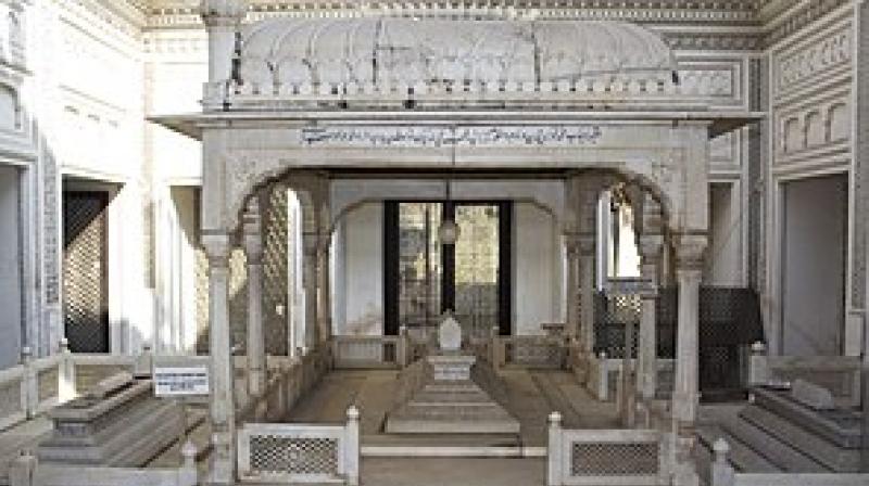 Encroachment on the six-acre Shams—ul—Umrah Paigah tombs at Santoshnagar, Hyderabad will be removed with the Centre sanctioning Rs 4 crore to restore the heritage site. (Image courtesy: Wikipedia) Encroachment on the six-acre Shams—ul—Umrah Paigah tombs at Santoshnagar, Hyderabad will be removed with the Centre sanctioning Rs 4 crore to restore the heritage site. (Image courtesy: Wikipedia)
