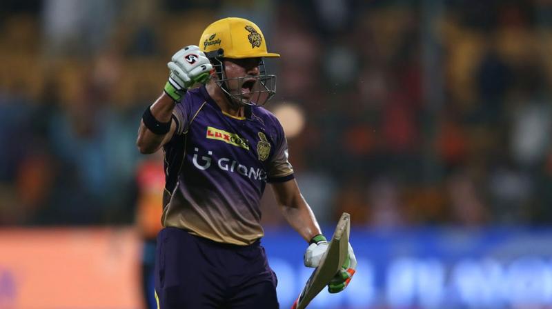Gautam Gambhir took the onus on himself to guide Kolkata Knight Riders home, after their innings was shortened by rain. (Photo: BCCI) Gautam Gambhir took the onus on himself to guide Kolkata Knight Riders home, after their innings was shortened by rain. (Photo: BCCI)