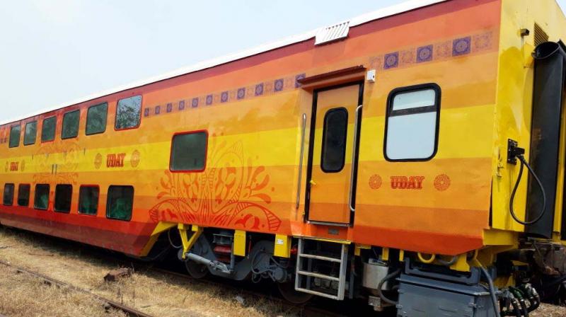 The efurbished Uday Express. The efurbished Uday Express.