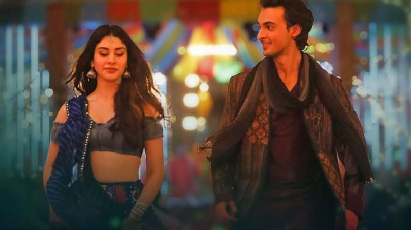 A still from Loveyatri song Dholida. A still from Loveyatri song Dholida.