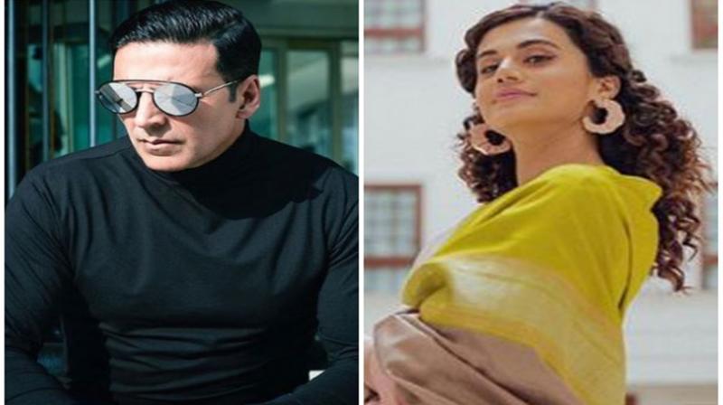 Akshay Kumar and Taapsee Pannu. (Photo: ANI) Akshay Kumar and Taapsee Pannu. (Photo: ANI)
