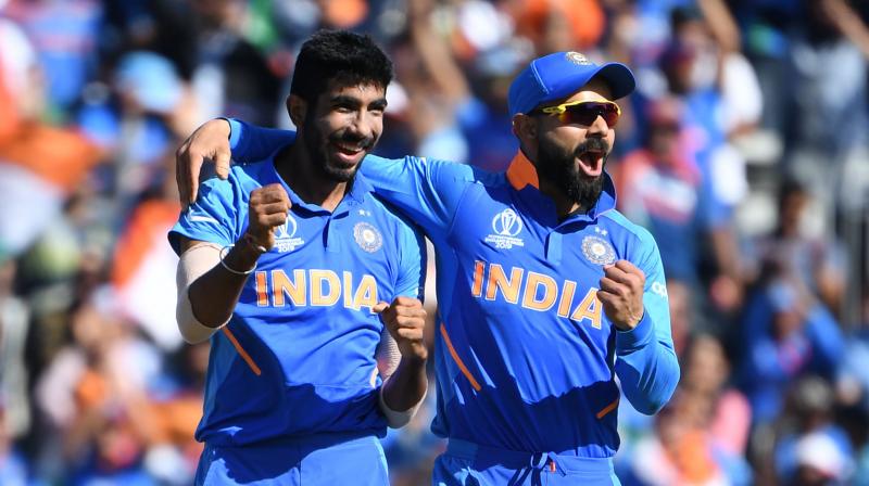 Kohli was the top-scorer for India as he played a knock of 72 runs. (Photo: Cricket World Cup/Twitter) Kohli was the top-scorer for India as he played a knock of 72 runs. (Photo: Cricket World Cup/Twitter)
