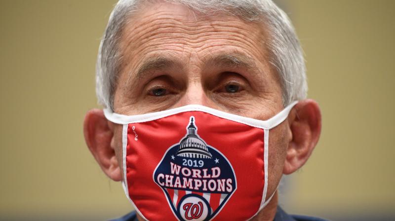 Anthony Fauci, director of the National Institute for Allergy and Infectious Diseases, testifiesduring a House Subcommittee on the Coronavirus Crisis hearing on a national plan to contain the COVID-19 pandemic, on Capitol Hill in Washington, DC. (AFP) Anthony Fauci, director of the National Institute for Allergy and Infectious Diseases, testifiesduring a House Subcommittee on the Coronavirus Crisis hearing on a national plan to contain the COVID-19 pandemic, on Capitol Hill in Washington, DC. (AFP)