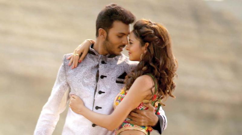 Manoranjan Ravichandran with Shanvi Srivastava Manoranjan Ravichandran with Shanvi Srivastava