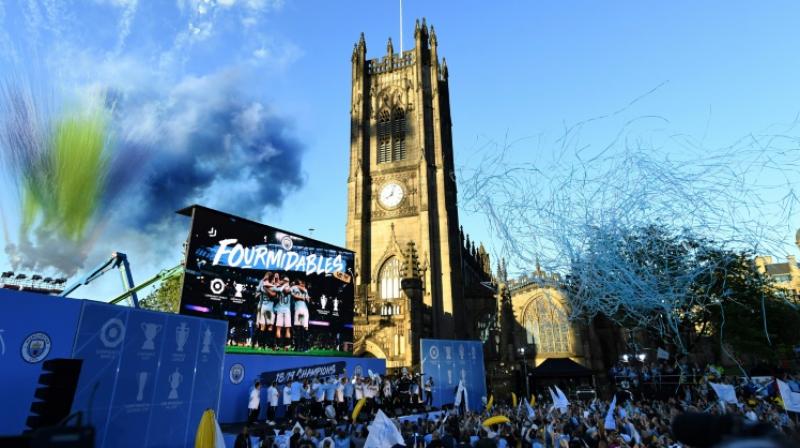 They clinched a second successive Premier League title the previous week and also won the Carabao Cup in February. (Photo: AFP) They clinched a second successive Premier League title the previous week and also won the Carabao Cup in February. (Photo: AFP)